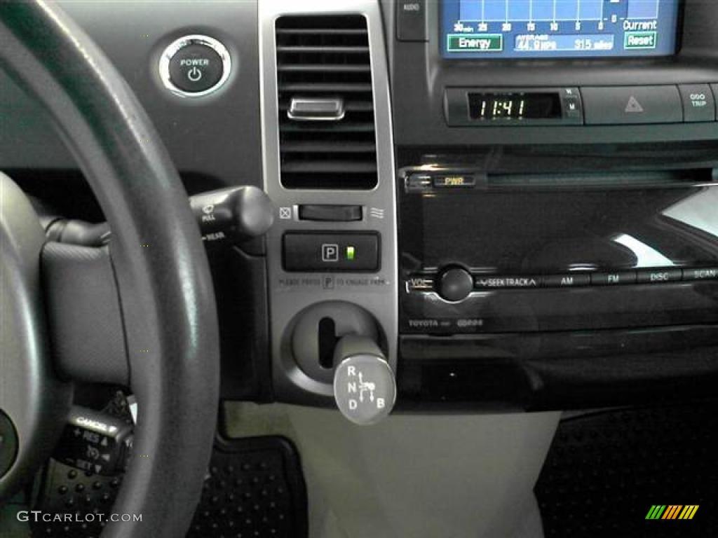 2005 Prius Hybrid - Super White / Ivory/Brown photo #10