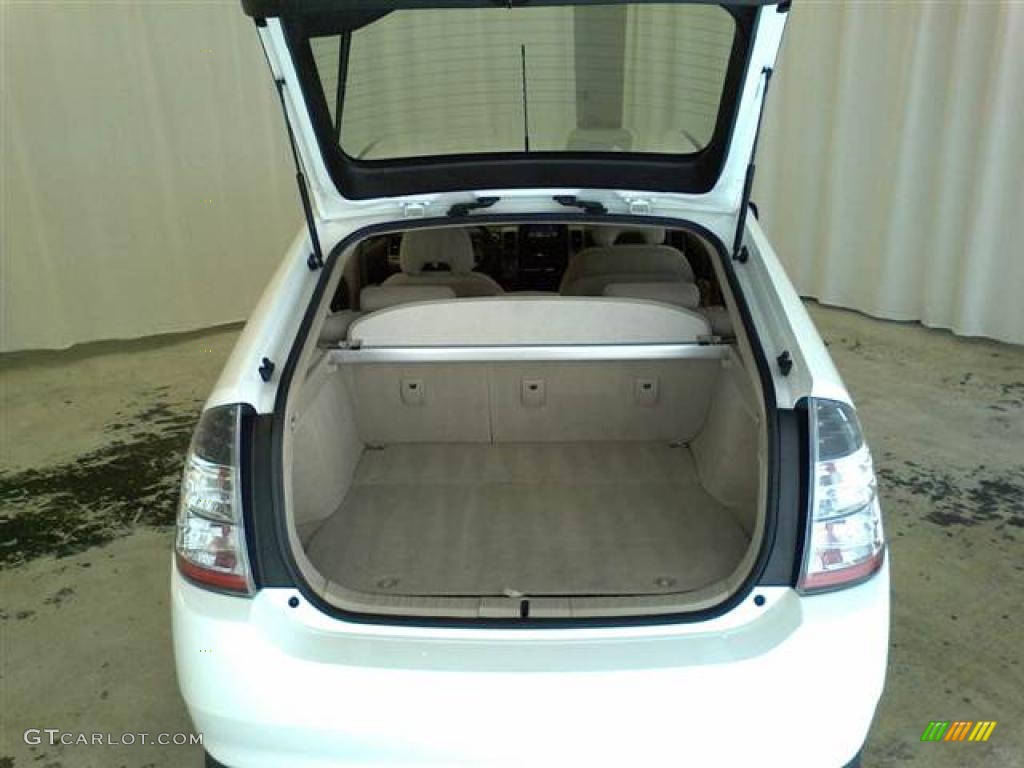2005 Prius Hybrid - Super White / Ivory/Brown photo #15