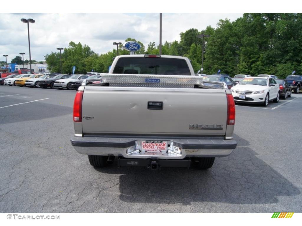 1998 C/K K1500 Extended Cab 4x4 - Pewter Metallic / Gray photo #4