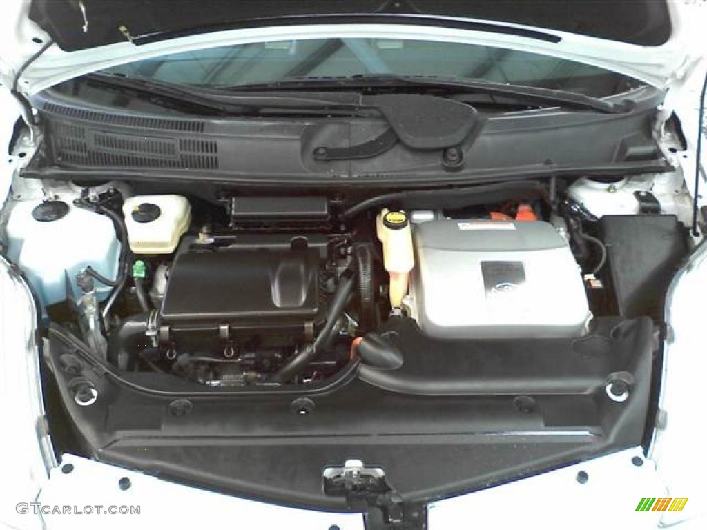 2005 Prius Hybrid - Super White / Ivory/Brown photo #18