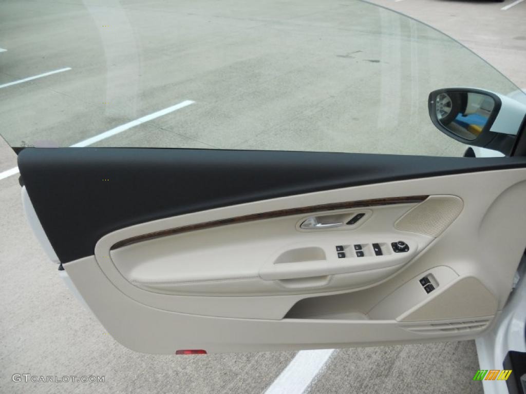 2012 Volkswagen Eos Lux Cornsilk Beige Door Panel Photo #49498531