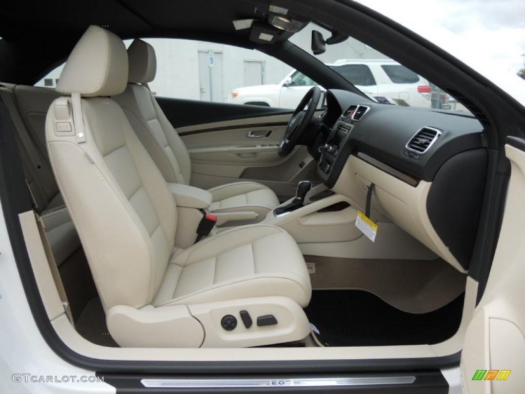 Cornsilk Beige Interior 2012 Volkswagen Eos Lux Photo #49498572