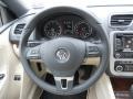 Cornsilk Beige Steering Wheel Photo for 2012 Volkswagen Eos #49498611