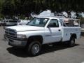 2001 Bright White Dodge Ram 2500 ST Regular Cab 4x4  photo #3