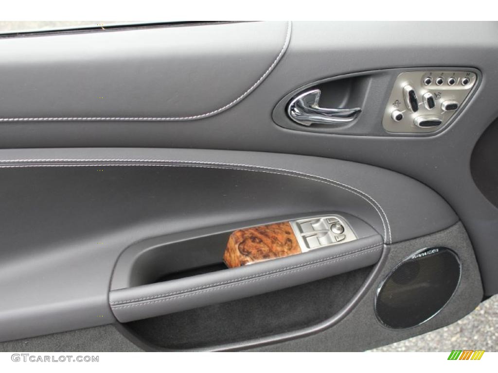 2011 Jaguar XK XKR Convertible Warm Charcoal/Warm Charcoal Door Panel Photo #49500126