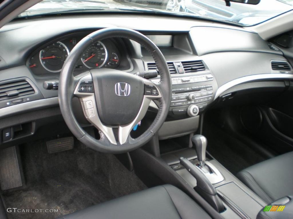Black Interior 2010 Honda Accord EX-L Coupe Photo #49500132