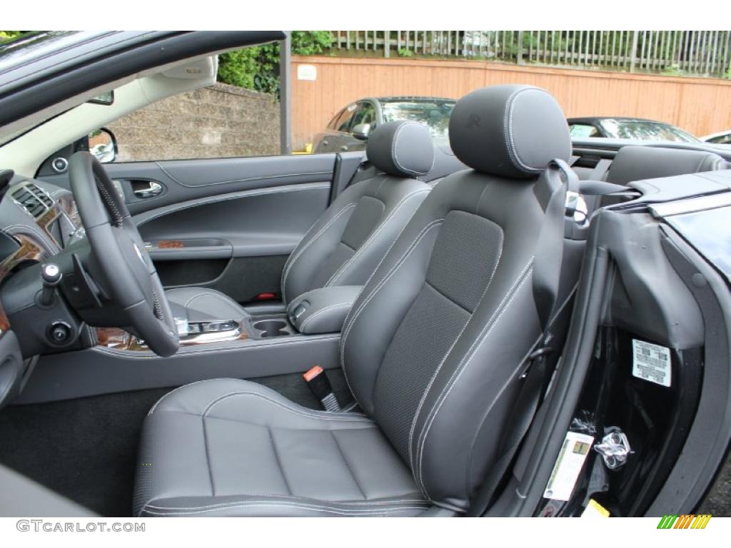 Warm Charcoal/Warm Charcoal Interior 2011 Jaguar XK XKR Convertible Photo #49500156