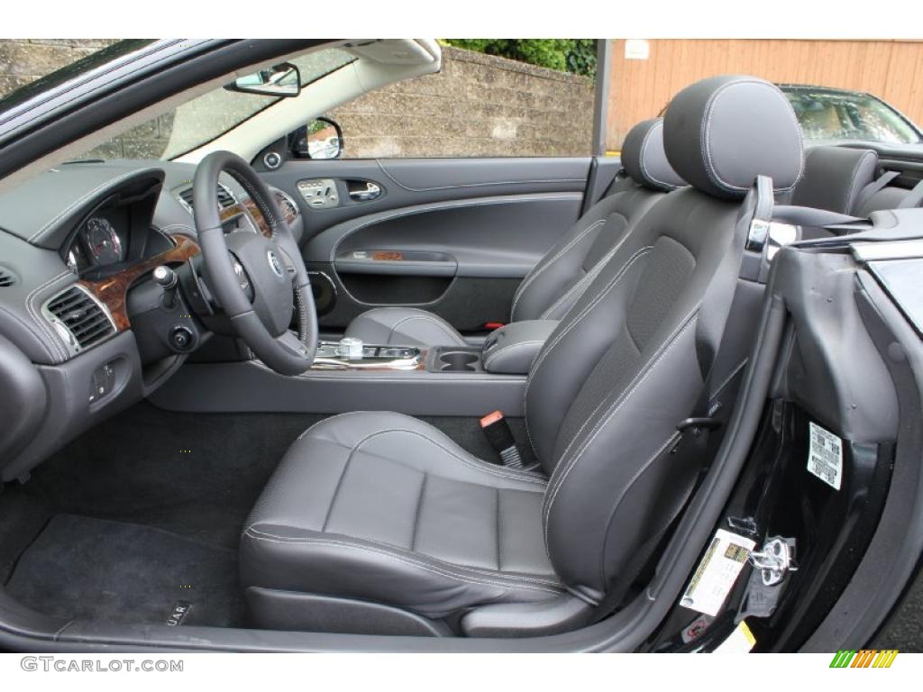 Warm Charcoal/Warm Charcoal Interior 2011 Jaguar XK XKR Convertible Photo #49500201