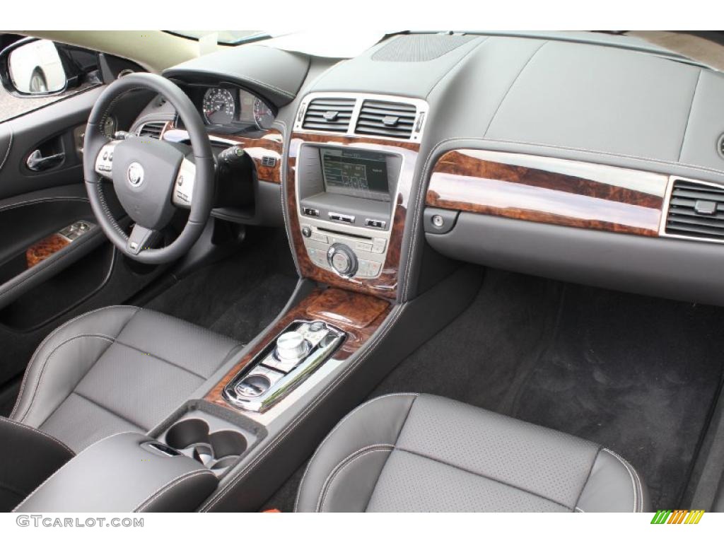Warm Charcoal/Warm Charcoal Interior 2011 Jaguar XK XKR Convertible Photo #49500363