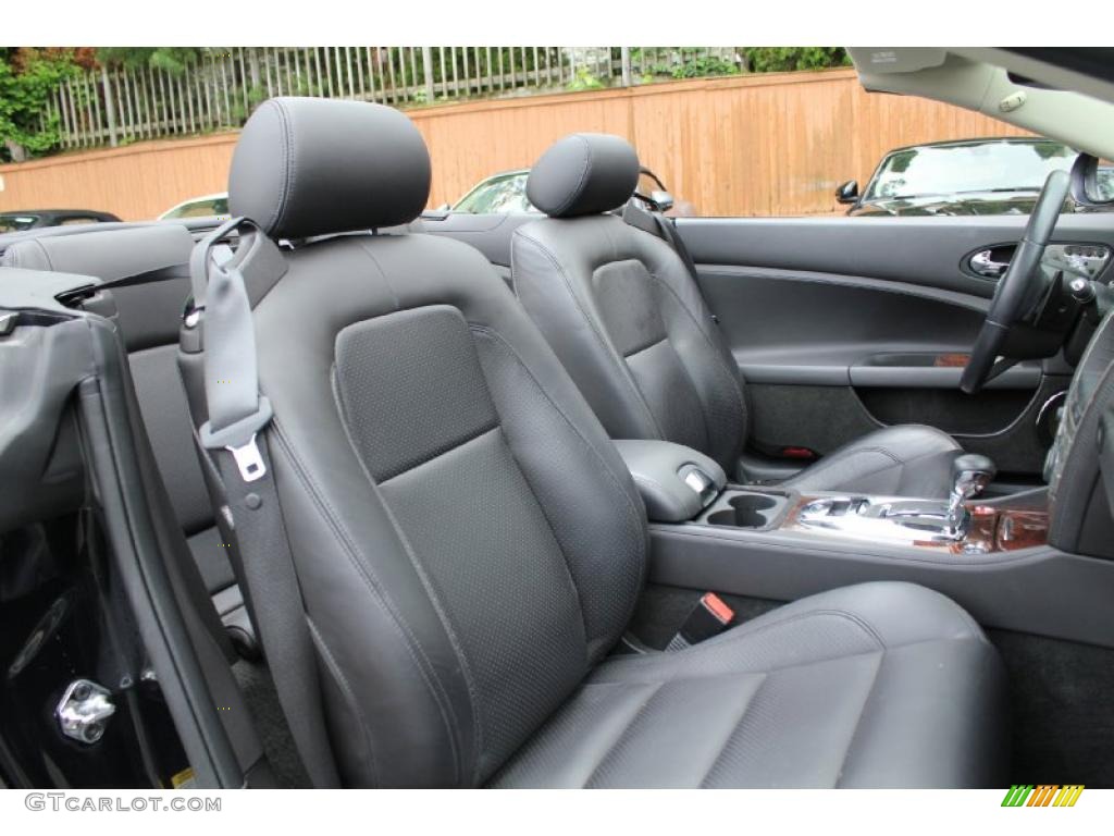Charcoal Interior 2009 Jaguar XK XK8 Convertible Photo #49500762