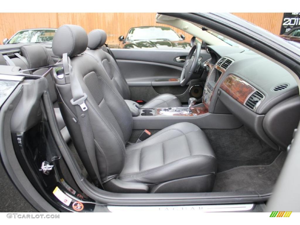Charcoal Interior 2009 Jaguar XK XK8 Convertible Photo #49500774