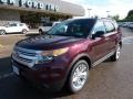 2011 Bordeaux Reserve Red Metallic Ford Explorer XLT 4WD  photo #8