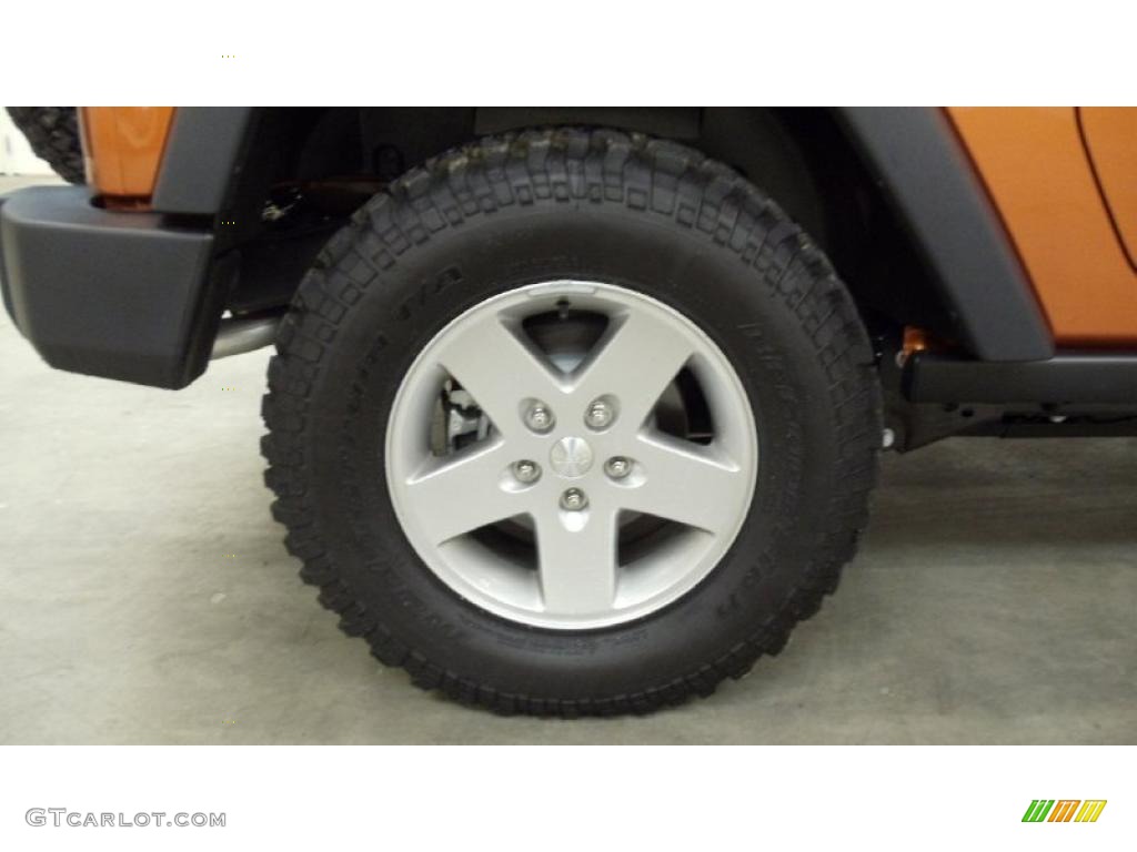2011 Jeep Wrangler Rubicon 4x4 Wheel Photo #49500885
