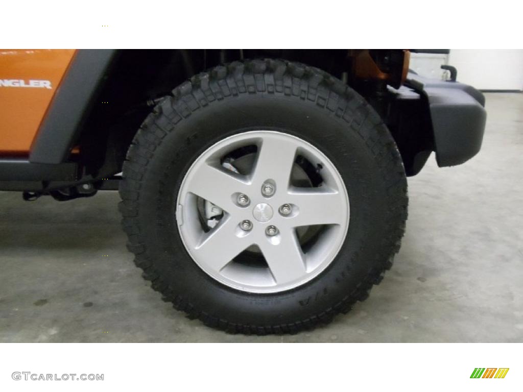 2011 Jeep Wrangler Rubicon 4x4 Wheel Photo #49500897