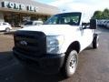 Oxford White - F250 Super Duty XL Regular Cab 4x4 Chassis Photo No. 8