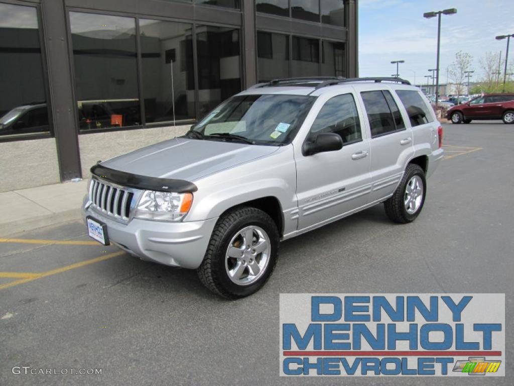 2004 Grand Cherokee Limited 4x4 - Bright Silver Metallic / Dark Slate Gray photo #1