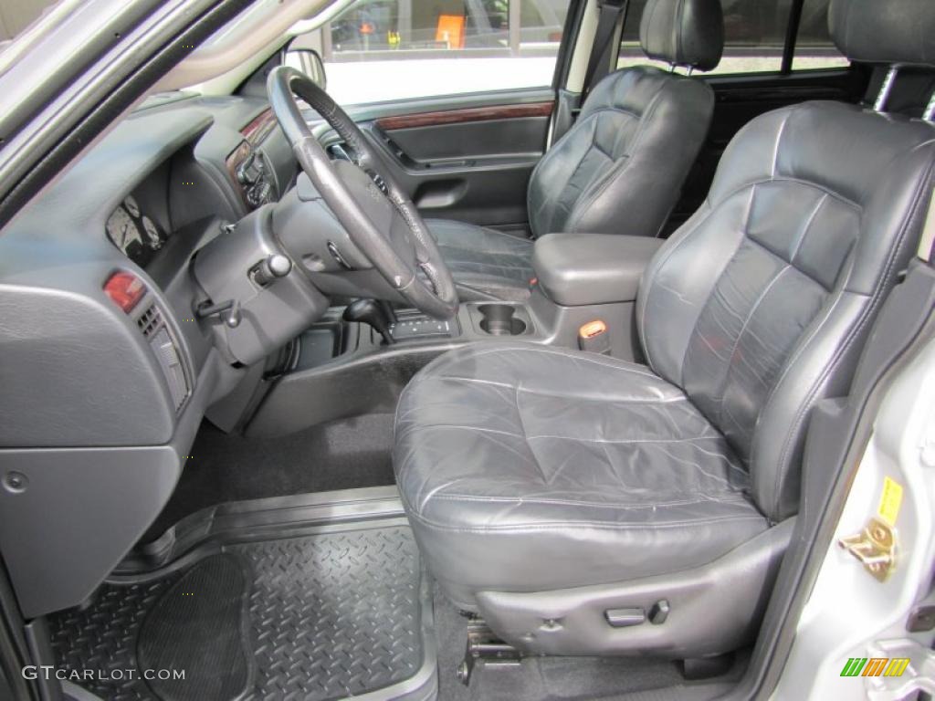Dark Slate Gray Interior 2004 Jeep Grand Cherokee Limited 4x4 Photo #49502796