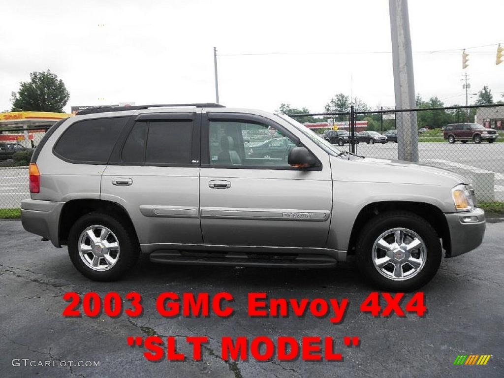 2003 Envoy SLT 4x4 - Pewter Metallic / Dark Pewter photo #1