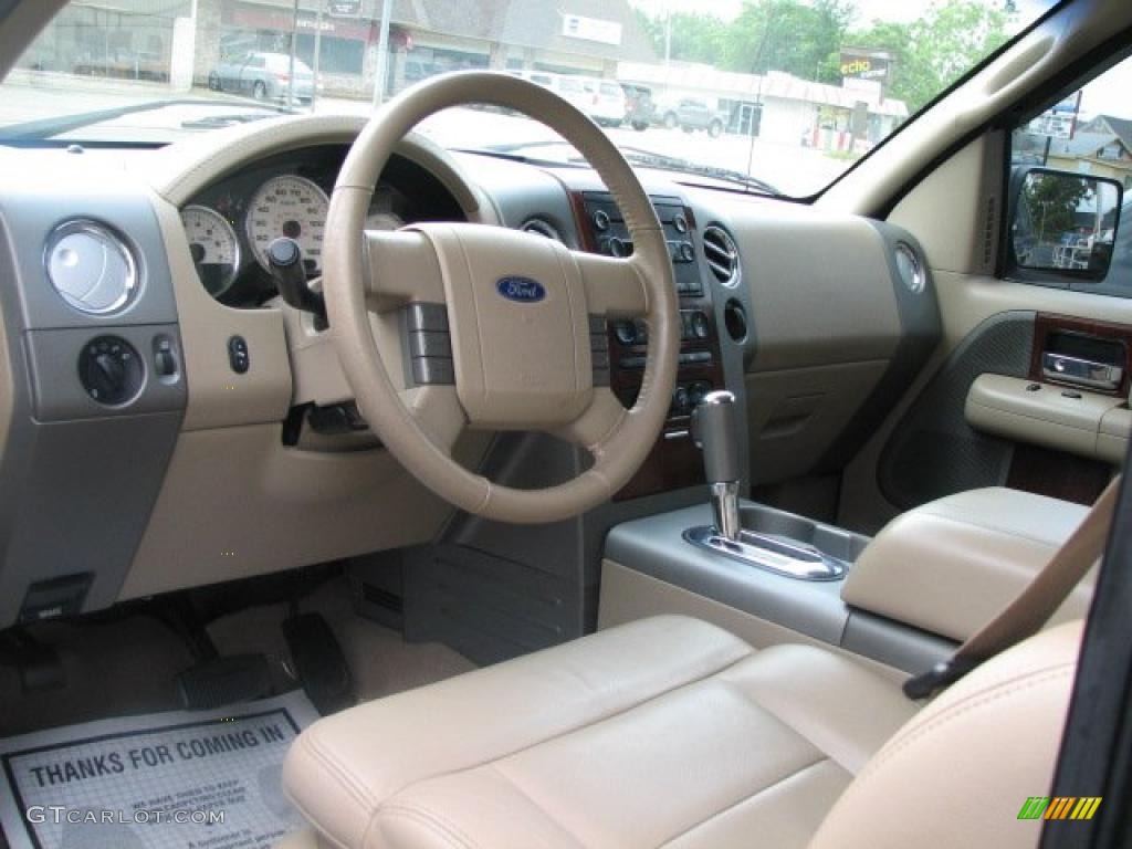 2006 F150 Lariat SuperCab - Dark Stone Metallic / Tan photo #7