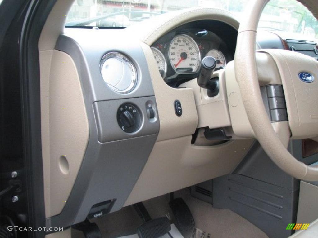 2006 F150 Lariat SuperCab - Dark Stone Metallic / Tan photo #9