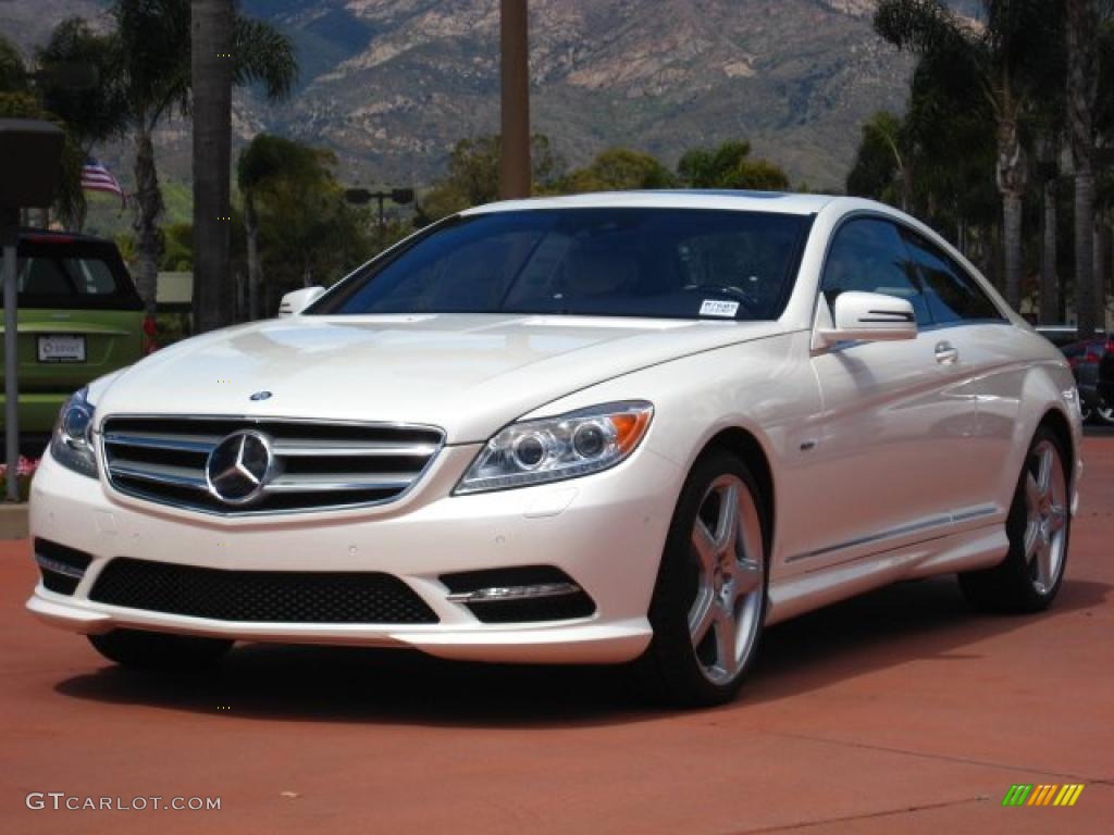 2011 CL 550 4MATIC - Diamond White Metallic / Savanna Beige/Black photo #1