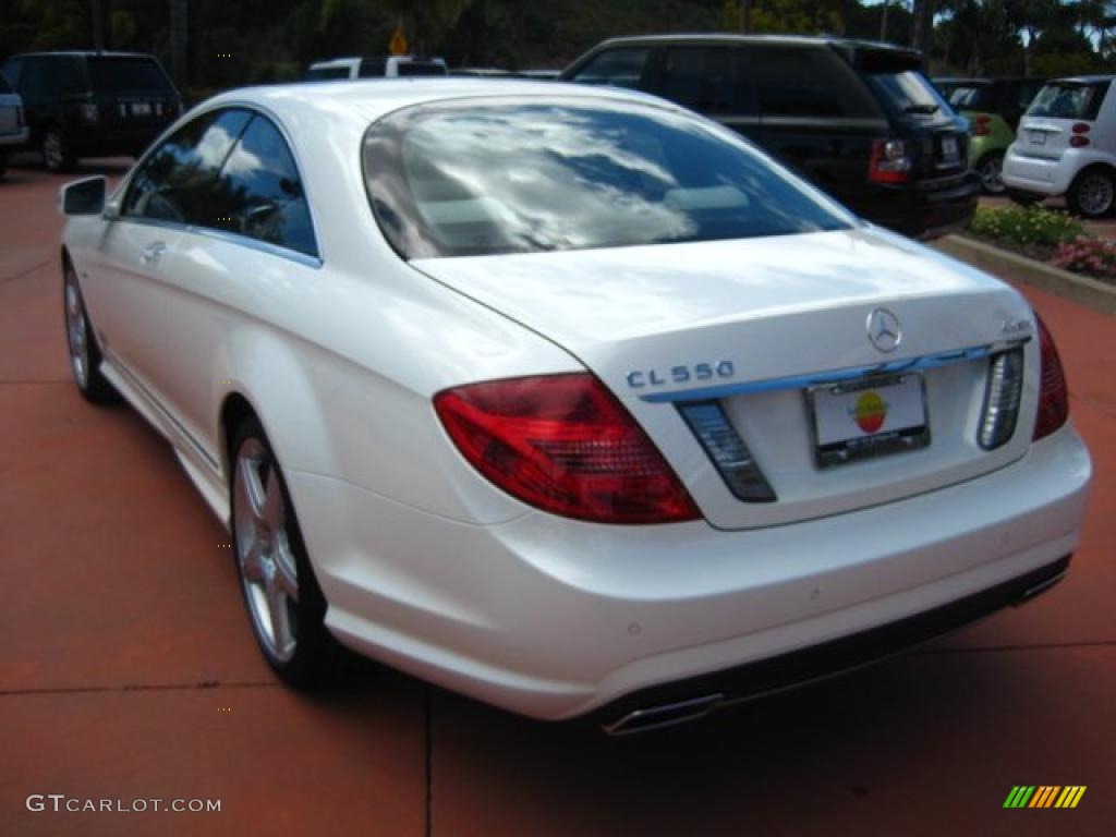 2011 CL 550 4MATIC - Diamond White Metallic / Savanna Beige/Black photo #3