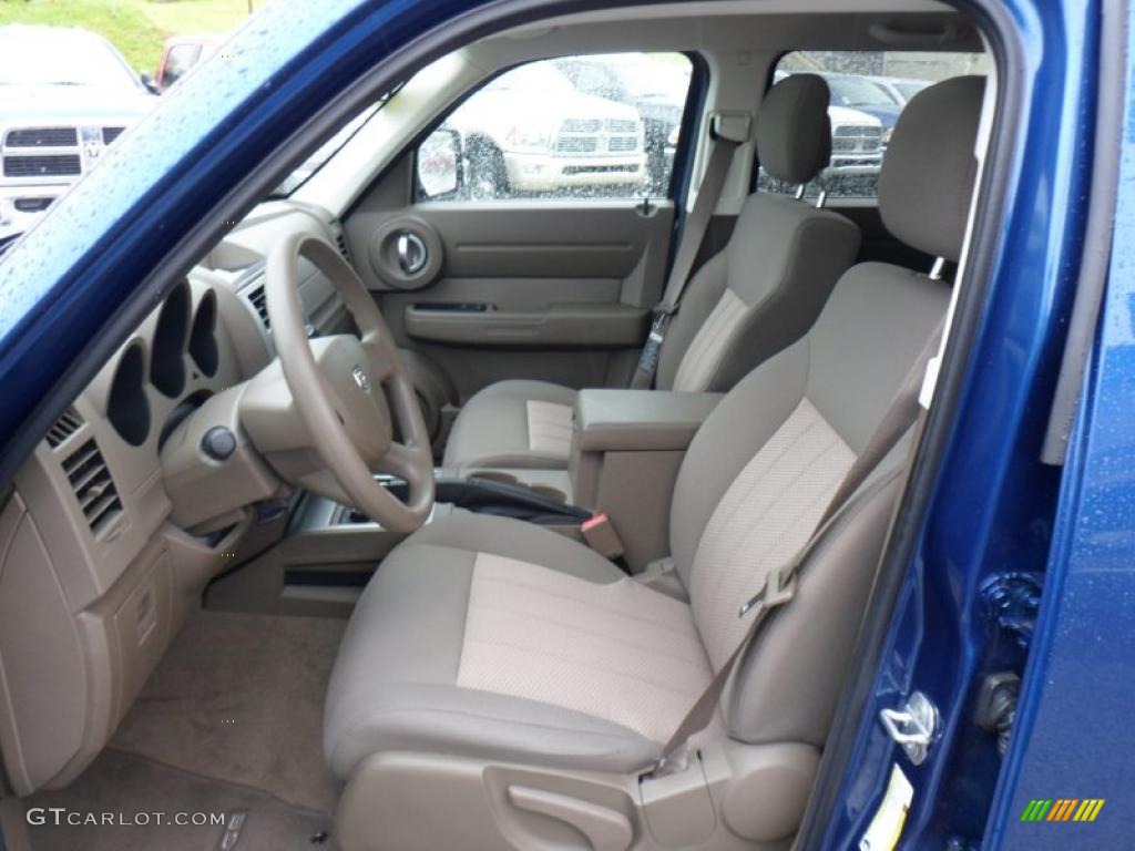 Pastel Pebble Beige Interior 2010 Dodge Nitro Heat 4x4 Photo #49506639