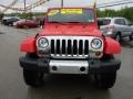 2010 Flame Red Jeep Wrangler Unlimited Sahara 4x4  photo #8