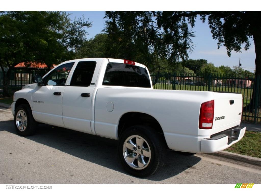 2002 Ram 1500 Sport Quad Cab 4x4 - Bright White / Dark Slate Gray photo #5