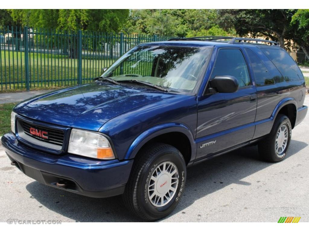 Indigo Blue Metallic 2000 GMC Jimmy SLS 4x4 Exterior Photo #49508613