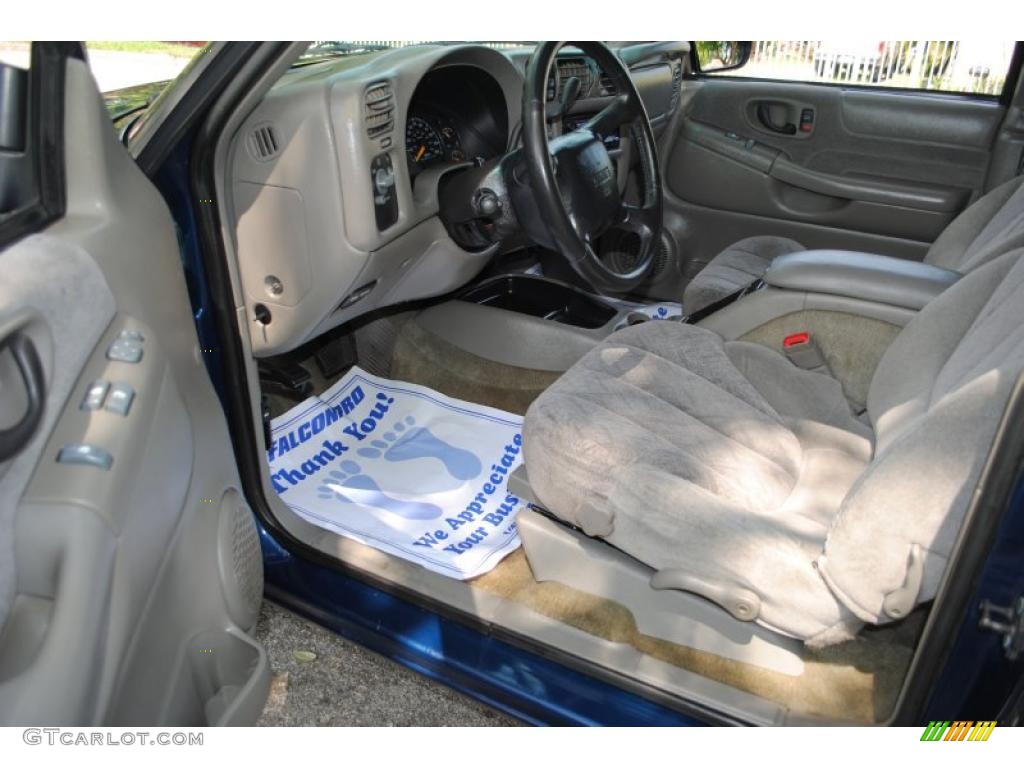 Pewter Interior 2000 GMC Jimmy SLS 4x4 Photo #49508904