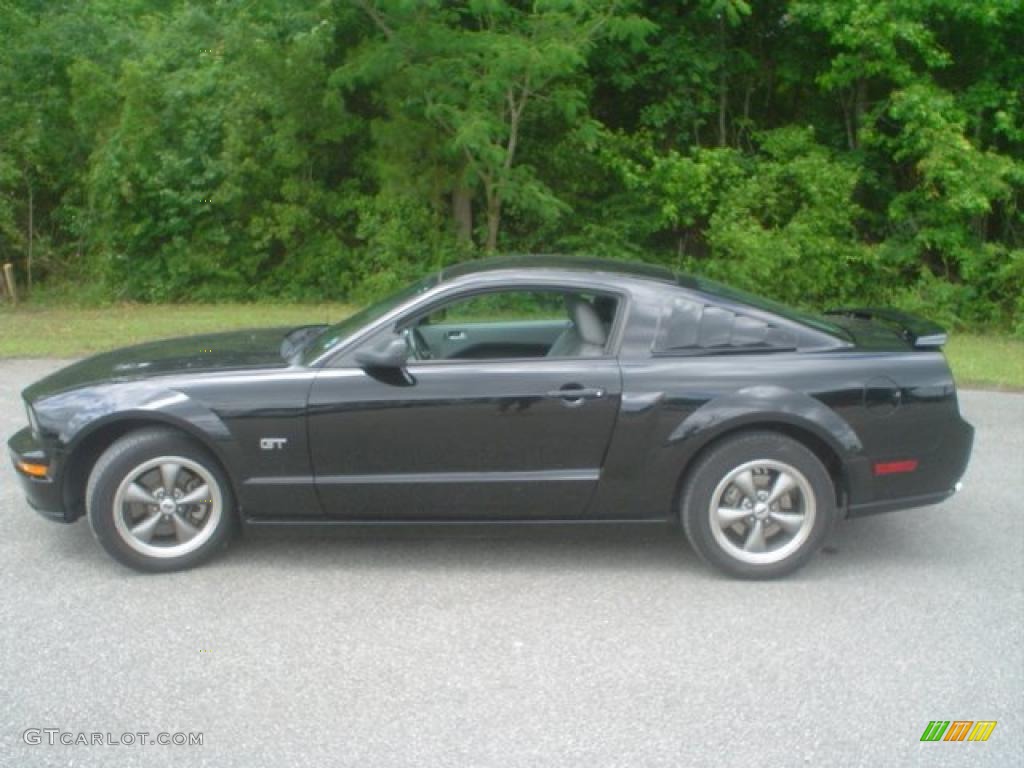 Black 2006 Ford Mustang GT Premium Coupe Exterior Photo #49510644