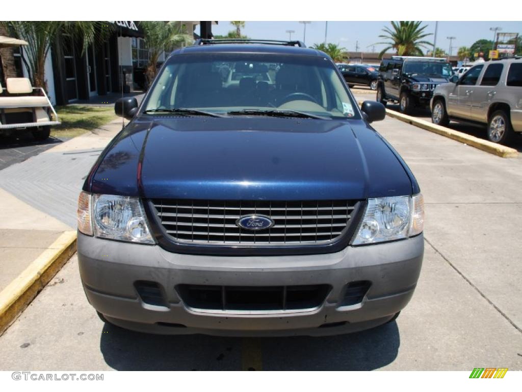 2003 Explorer XLS - True Blue Metallic / Medium Parchment Beige photo #2