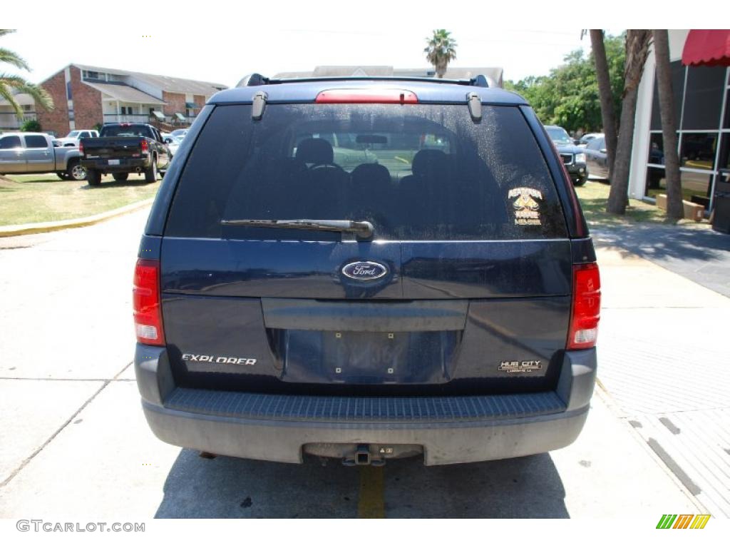 2003 Explorer XLS - True Blue Metallic / Medium Parchment Beige photo #3
