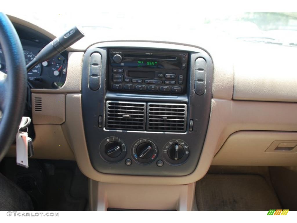 2003 Explorer XLS - True Blue Metallic / Medium Parchment Beige photo #22