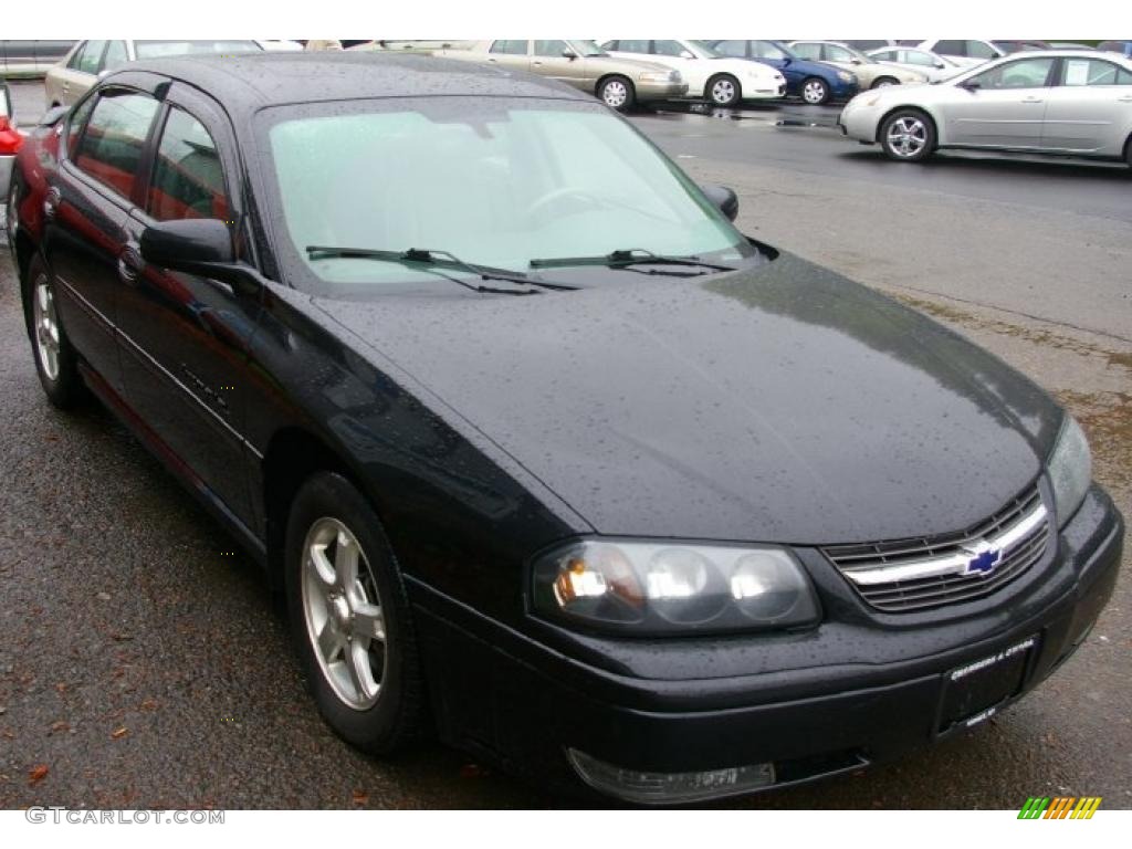 2004 Impala LS - Black / Neutral Beige photo #10