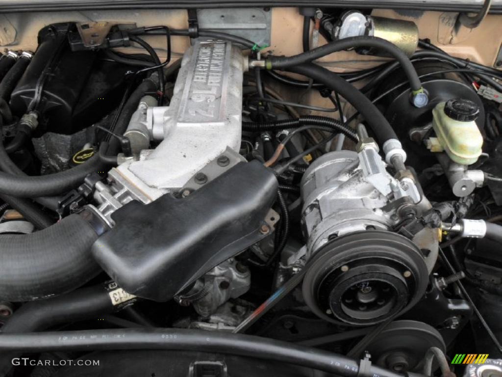 1988 Ford Bronco II XL 2.9 Liter OHV 12-Valve V6 Engine Photo #49515563