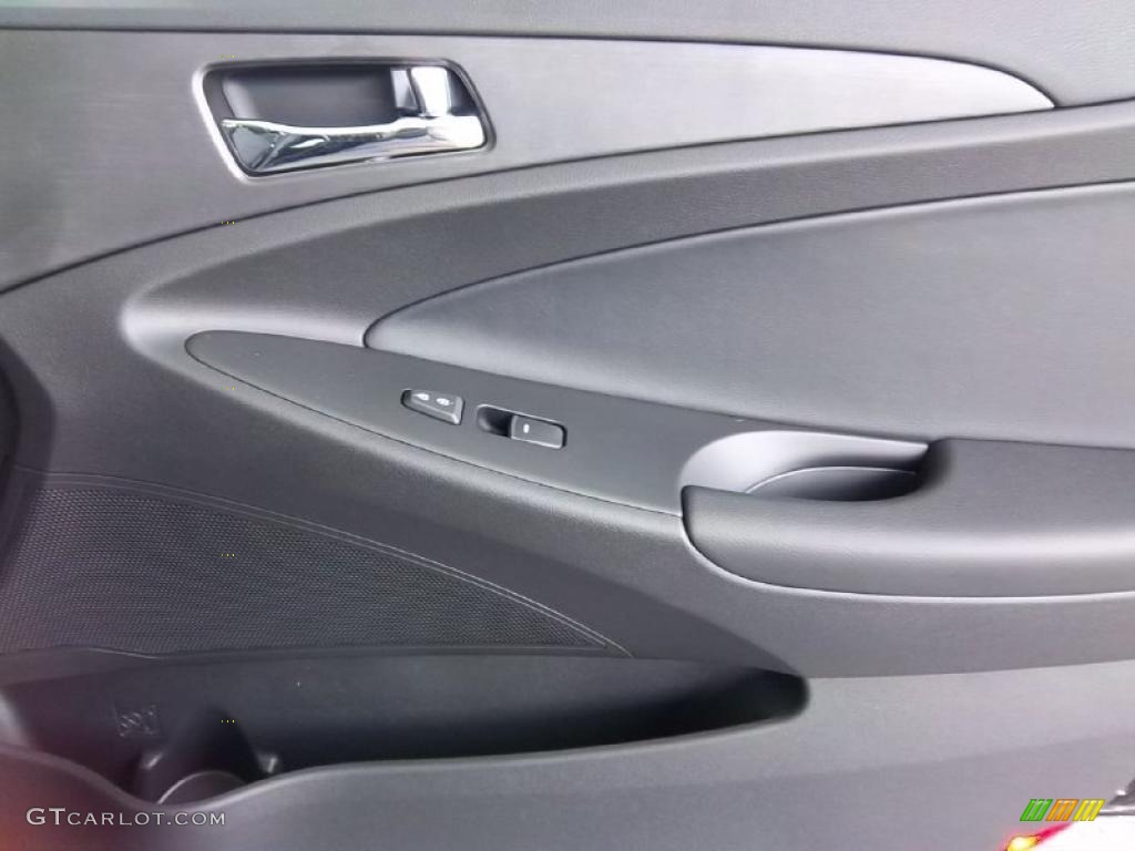 2011 Sonata SE 2.0T - Midnight Black / Black photo #21