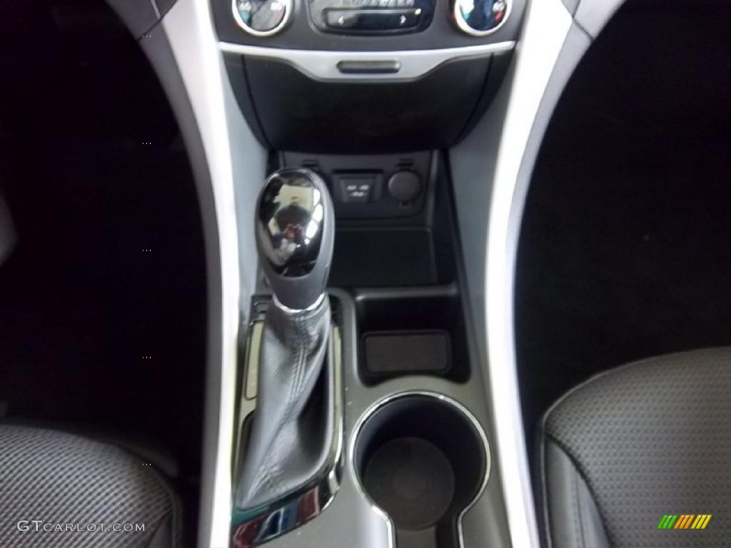 2011 Sonata SE 2.0T - Midnight Black / Black photo #24