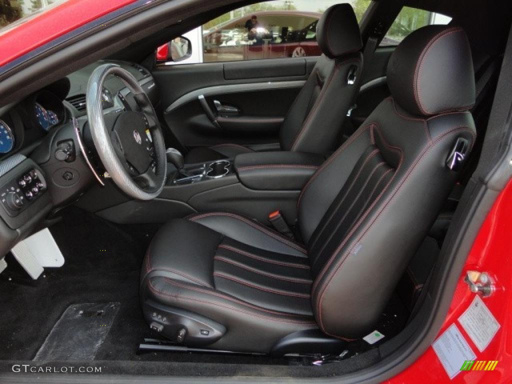 Nero Interior 2011 Maserati GranTurismo S Photo #49516106