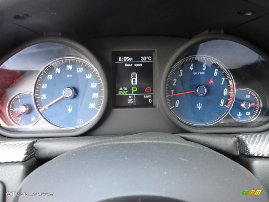 2011 Maserati GranTurismo S Gauges Photo #49516157