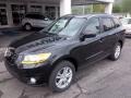 2011 Phantom Black Metallic Hyundai Santa Fe SE  photo #2