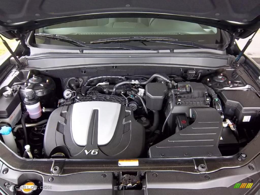 2011 Hyundai Santa Fe SE 3.5 Liter DOHC 24-Valve VVT V6 Engine Photo #49516646