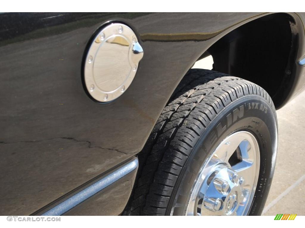2008 Ram 2500 Big Horn Quad Cab 4x4 - Brilliant Black Crystal Pearl / Medium Slate Gray photo #17