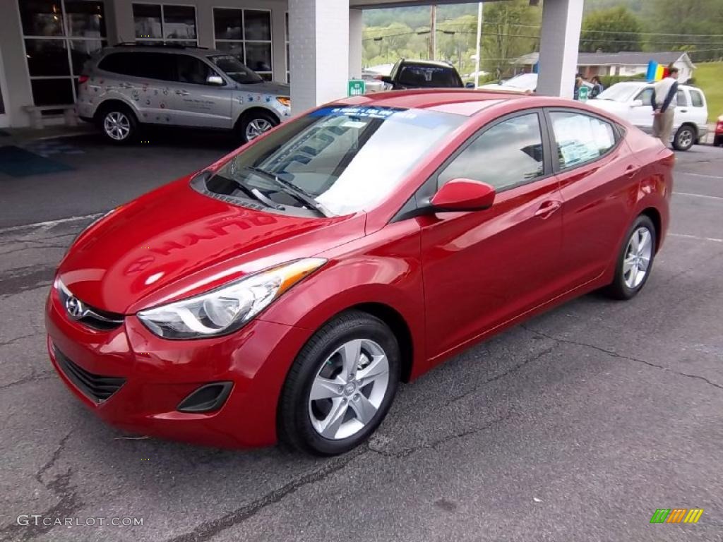 Red Allure 2011 Hyundai Elantra GLS Exterior Photo #49516940