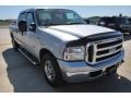 2005 Silver Metallic Ford F250 Super Duty Lariat Crew Cab 4x4  photo #9