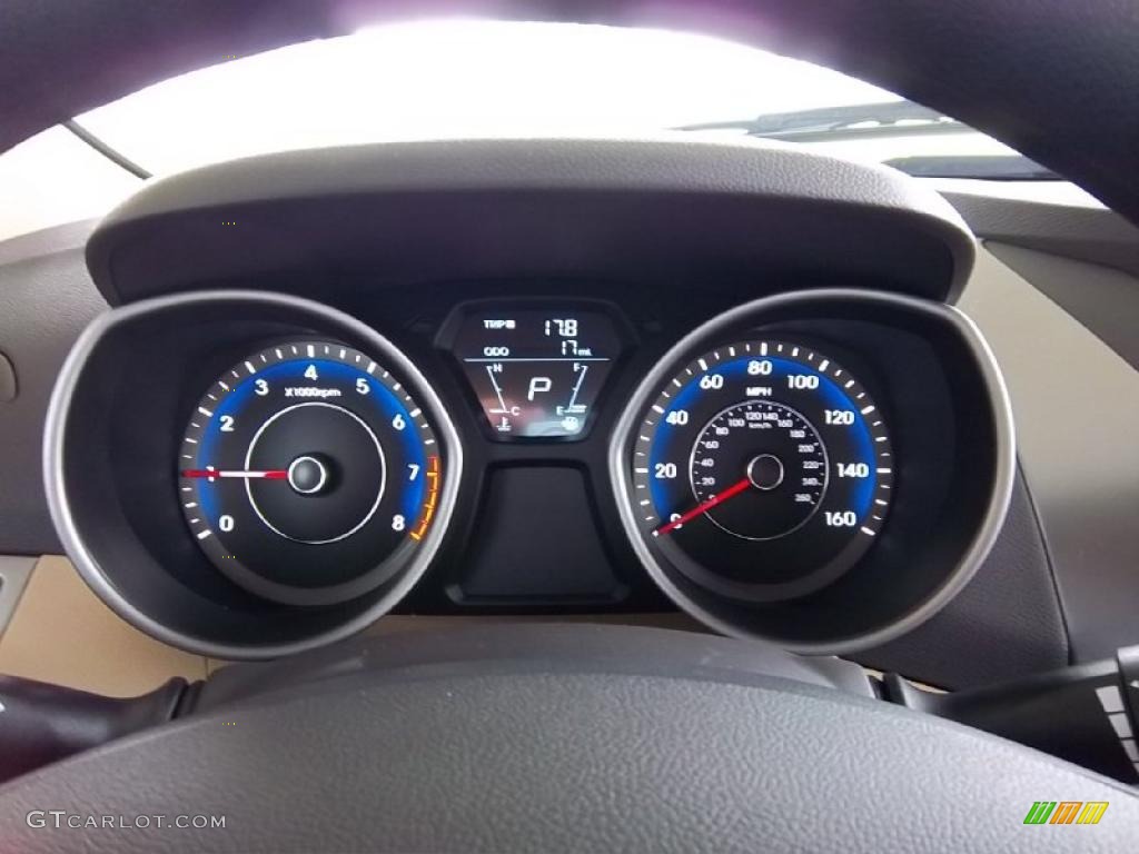 2011 Hyundai Elantra GLS Gauges Photo #49517288