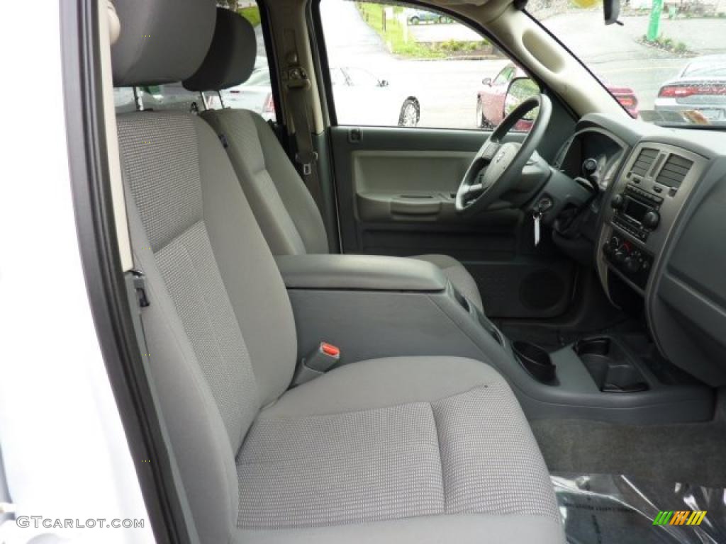 Medium Slate Gray Interior 2007 Dodge Dakota TRX4 Quad Cab 4x4 Photo #49517693