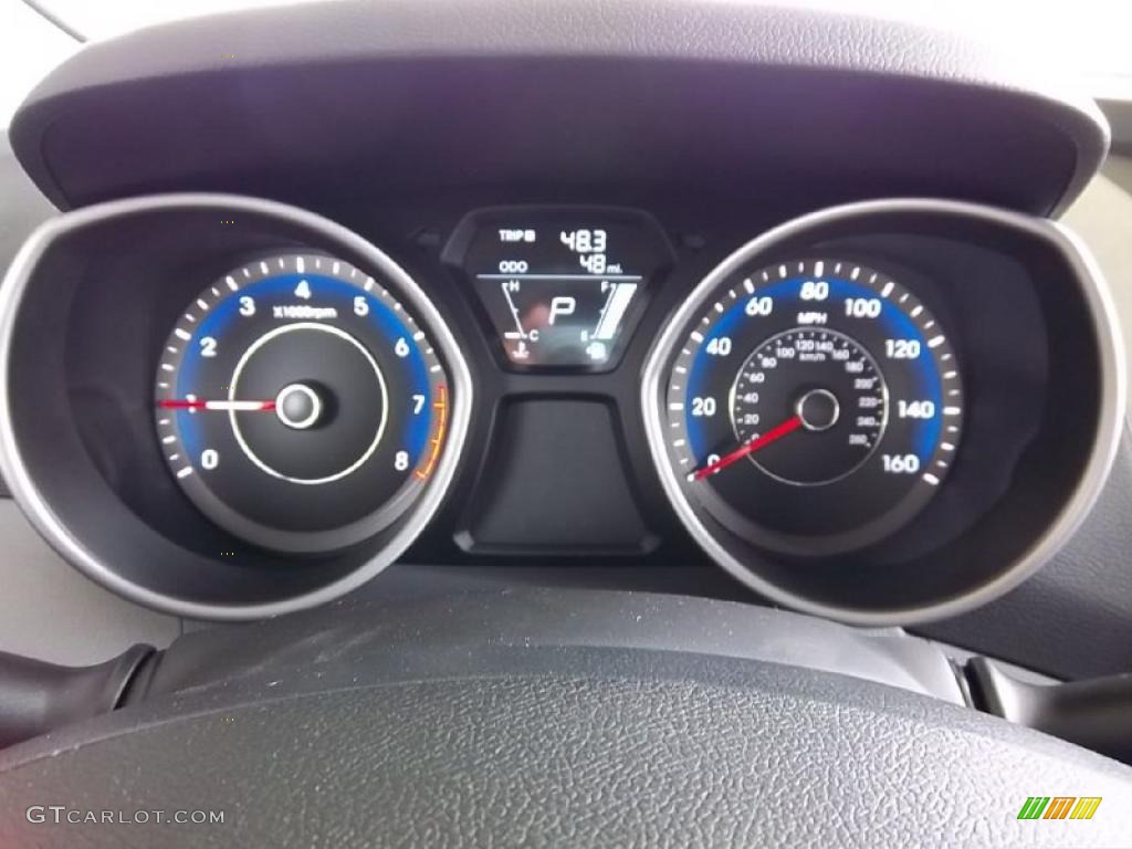 2011 Hyundai Elantra Limited Gauges Photo #49517696