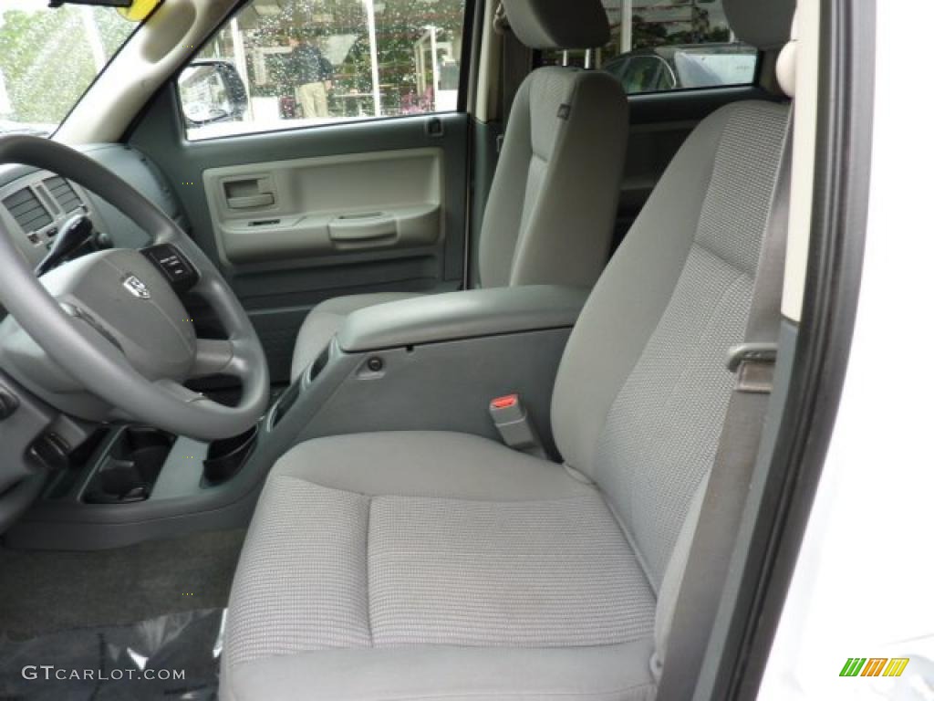 Medium Slate Gray Interior 2007 Dodge Dakota TRX4 Quad Cab 4x4 Photo #49517765